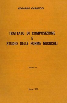 Trattato di composizione e studio delle forme musicali