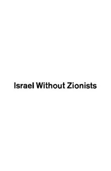 Israel without Zionists