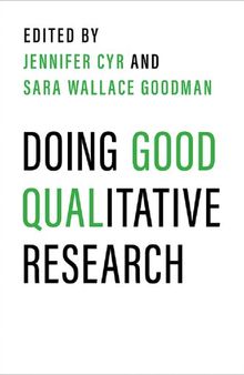 Doing Good Qualitative Research