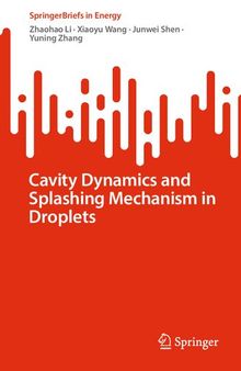 Cavity Dynamics and Splashing Mechanism in Droplets (SpringerBriefs in Energy)