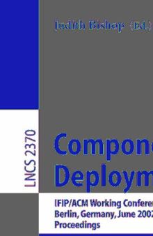 Component Deployment: IFIP/ACM Working Conference, CD 2002, Berlin, Germany, June 20-21, 2002, Proceedings
