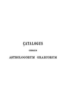 Catalogus Codicum Astrologorum Graecorum 8 : Codices Parisini, Teil 3