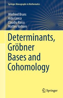 Determinants, Gröbner Bases and Cohomology (Springer Monographs in Mathematics)