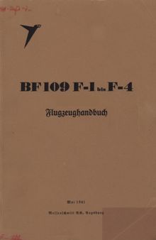 Bf 109 F1-F4 Flugzeughandbuch