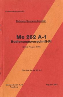 Me 262 A-1 Bedienvorschrift-F1