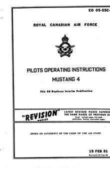 Pilots Operating Instructions: Mustang 4