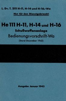 Heinkel He 111 H-11, H-14 Schusswaffenanlage 