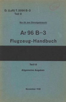 Ar 96 B-3Flugzeug-Handbuch.Teil 0 – Allgemeine Angaben 