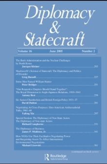 assortment of articles from The Journal of Imperial and Commonwealth History, Diplomacy & Statecraft