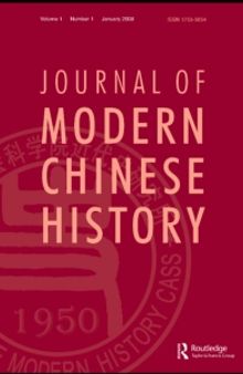 assortment of articles from The Journal of Imperial and Commonwealth History,  The International History Review, Capitalism Nature Socialism, Journal of Modern Chinese History