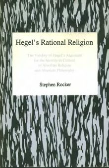 Hegel's Rational Religion