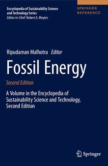 Fossil Energy (Encyclopedia of Sustainability Science and Technology Series)
