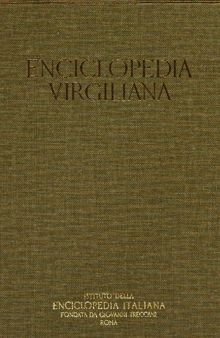 Enciclopedia virgiliana. T-Z