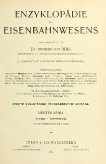 Enzyklopädie des Eisenbahnwesens / Eilzüge - Fahrordnung