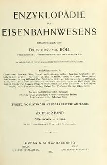 Enzyklopädie des Eisenbahnwesens / Güterverkehr - Krisen