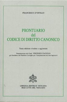 Prontuario del codice di diritto canonico