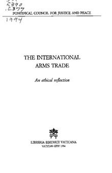 The international arms trade. An ethical reflection