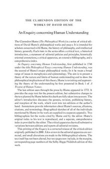 An Enquiry Concerning Human Understanding: A Critical Edition