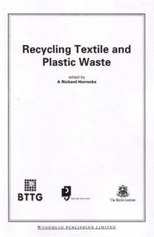Recycling Textile and Plastic Waste (Woodhead Publishing Series in Textiles)