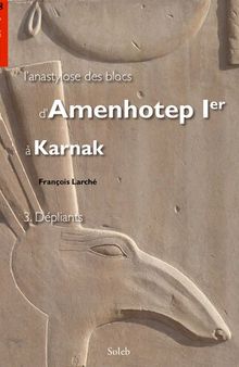 l’anastylose des blocs d'Amenhotep Ier à Karnak