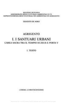 Agrigento: I Santuari Urbani (Italian and English Edition)