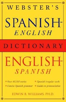 Webster's Spanish-English/English-Spanish Dictionary