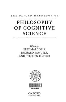 The Oxford Handbook of Philosophy of Cognitive Science