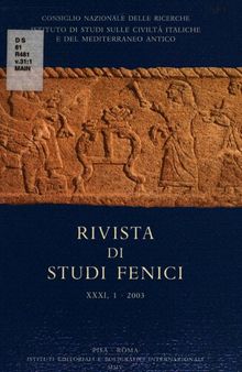 Rivista di studi fenici