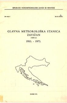 Glavna meteorološka stanica Zavižan (1594 m) 1953-1973