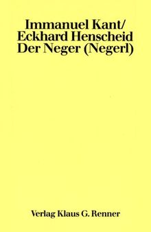 Der Neger (Negerl)