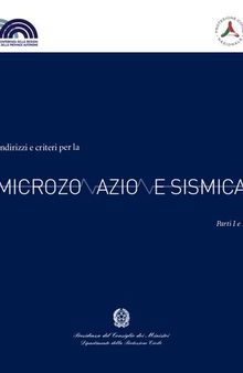 Indirizzi e criteri per la Microzonazione sismica