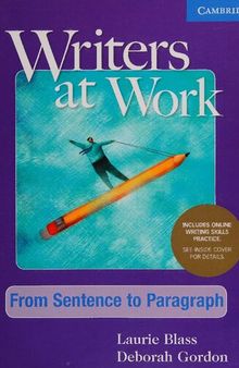 Writers at work: from sentence to paragraph