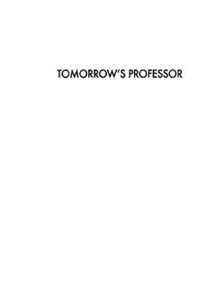 Tomorrow's Professor