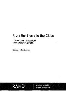 From the Sierra to the Cities : The urban campaign of the Shining Path