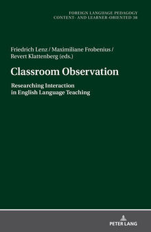 Classroom Observation (Fremdsprachendidaktik inhalts- und lernerorientiert / Foreign Language Pedagogy – content- and learner-oriented)