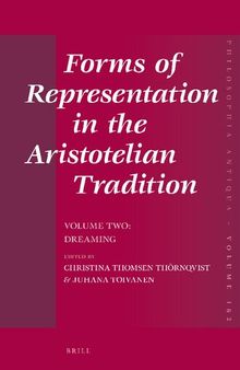 Forms of representation in the Aristotelian tradition, vol. 2: Dreaming