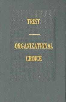 Organizational Choice: