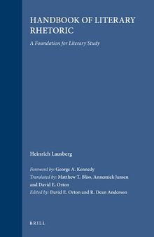 Handbook of Literary Rhetoric: A Foundation for Literary Study