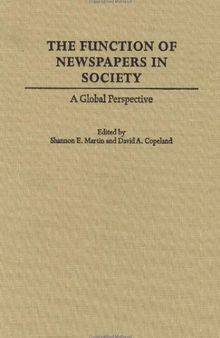 The Function of Newspapers in Society: A Global Perspective