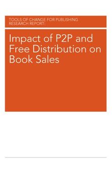 Impact of P2P and Free Distribution on Book Sales