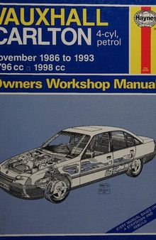Haynes Vauxhall Carlton 1986 to 1993 Owners Workshop Manual