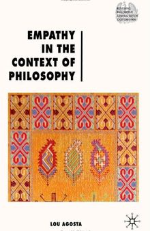 Empathy in the Context of Philosophy (Renewing Philosophy)