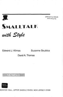 Smalltalk with Style