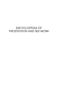 Encyclopedia of prostitution and sex work