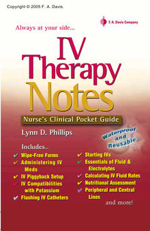 IV Therapy Notes