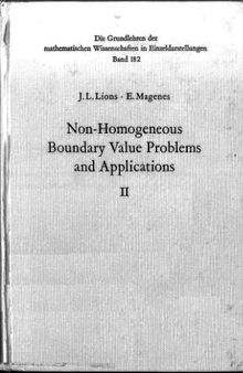 Non-Homogeneous Boundary Value Problems and Applications: Vol. 2