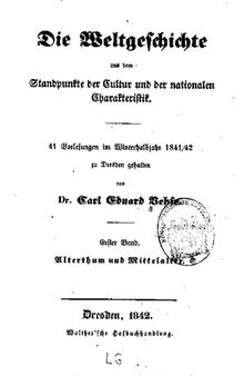 Alterthum [Altertum] und Mittelalter