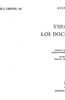 Suetonio: Vidas de los doce Césares. Vol. I