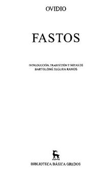 Ovidio: Fastos