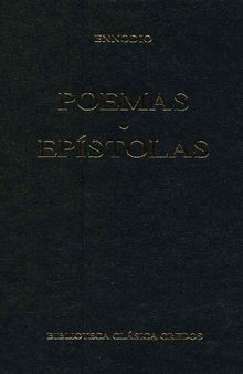 Ennodio: Poemas. Epístolas